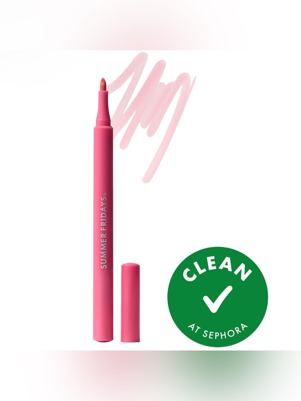 Summer Fridays Flushed Lip Stain 12H Long Lasting Lip Tint - Slipper